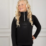 Coldstream Next Generation Hamilton Sparkle Quarter Zip #colour_black