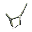 Hy Equestrian Trinity Head Collar #colour_navy-green-light-green
