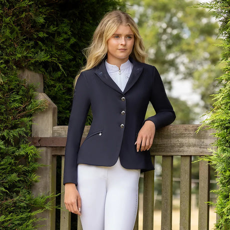 Coldstream Hermitage Diamante Show Jacket #colour_navy