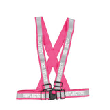 Reflector Adjustable Harness by Hy Equestrian #colour_pink