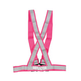 Reflector Adjustable Harness by Hy Equestrian #colour_pink