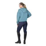 Dublin Ladies 1/4 Zip Hooded Fleece Pullover #colour_washed-teal