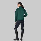 Dublin Ladies 1/4 Zip Fleece Pullover #colour_dark-emerald-green