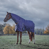 Weatherbeeta Comfitec Prelim 220G Combo Turnout #colour-navy-embossed-plaid
