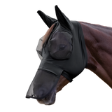 Waldhausen Puck Fly Mask With Nose Protection #colour_black