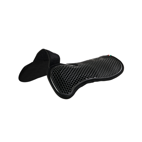 Acavallo Pad SP WFS Suede Hexagonal Gel Front Riser #colour_black