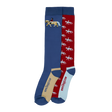 Toggi Show Jumper Socks 2 Pack #colour_blue-red
