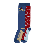 Toggi Show Jumper Socks 2 Pack #colour_blue-red