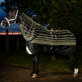 Horseware Ireland Amigo 1200D FieldSafe Reflectech Plus 250g Turnout Rug #colour_black-reflective-black