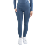 EQUIDRY Women's Water Repellent Leggings #colour_steel-blue-grey