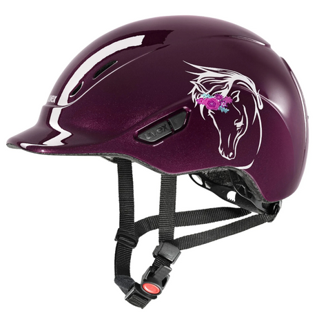 Uvex Kidoxx #colour_flower-burgundy-shiny