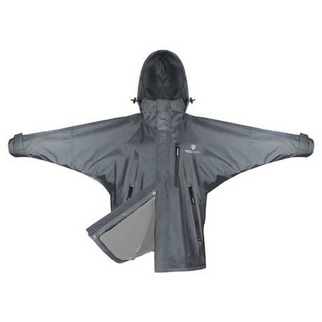 EQUIDRY Women's Thin Fleece Shortie #colour_grey-grey