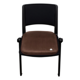 Acavallo Chair Seat Saver Classic Gel Suede #colour_brown