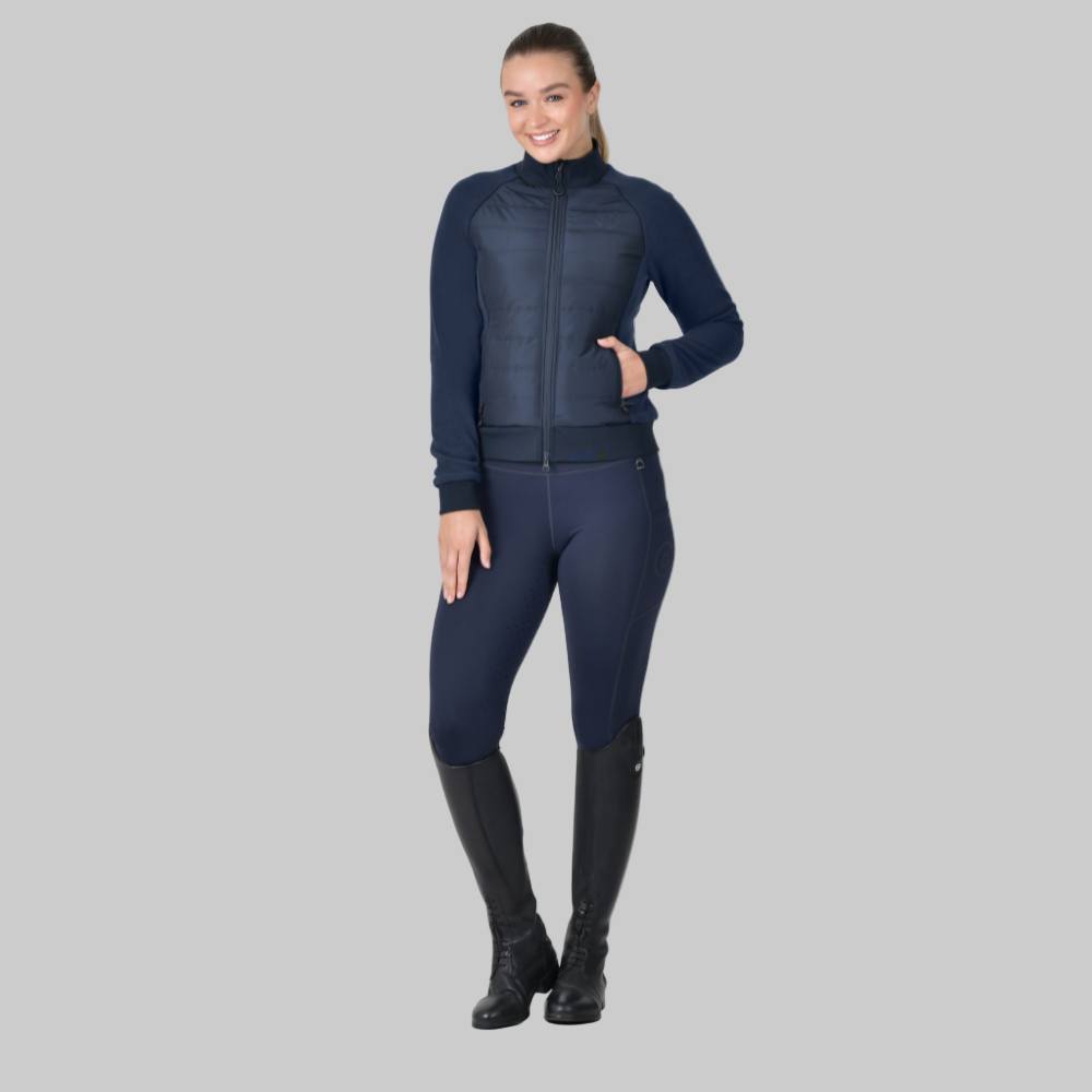 Dublin Ladies Insulated Hybrid Jacket #colour_navy