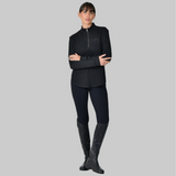 Weatherbeeta Ladies London Layer Long Sleeve Top #colour_black-marle