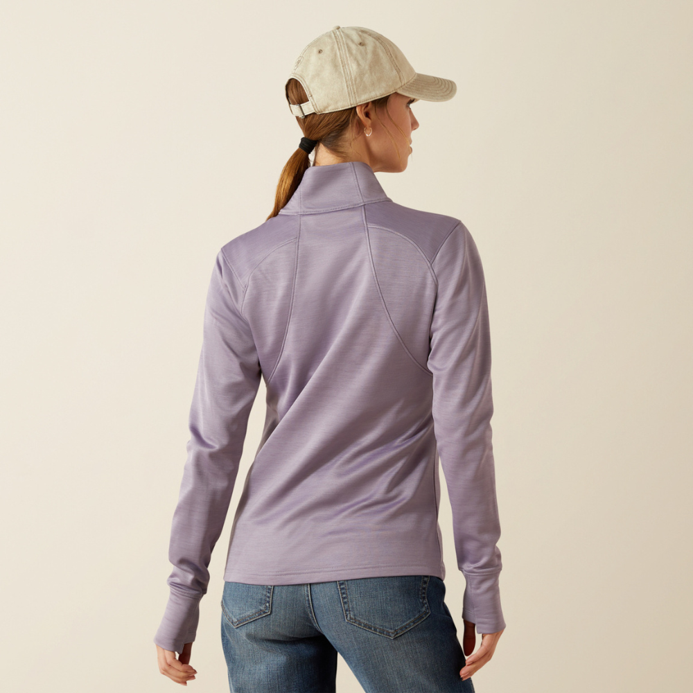 Ariat Women's Team EQ 1/2 Zip Pullover #colour_purple-ash