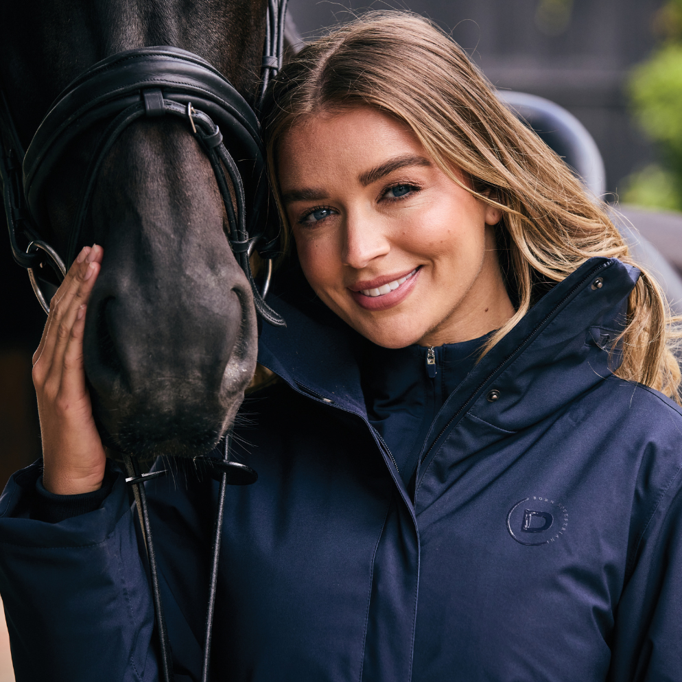 Dublin Ladies Everyday Waterproof Jacket #colour_navy
