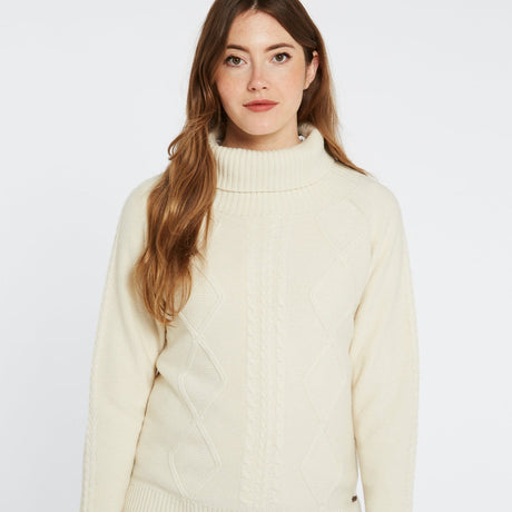 Dubarry Womens Kirkwood Knitted Jumper #colour_chalk