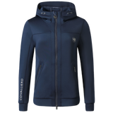 Covalliero Ladies Sporty Hoody Jacket #colour_dark-navy