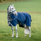 Horseware Ireland Amigo 1200D FieldSafe Plus 50g Turnout Rug #colour_navy-titanium-grey-silver