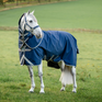Horseware Ireland Amigo 1200D FieldSafe Plus 50g Turnout Rug #colour_navy-titanium-grey-silver