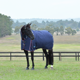 Weatherbeeta Comfitec Essential 220G Combo Turnout #colour_navy-burgundy