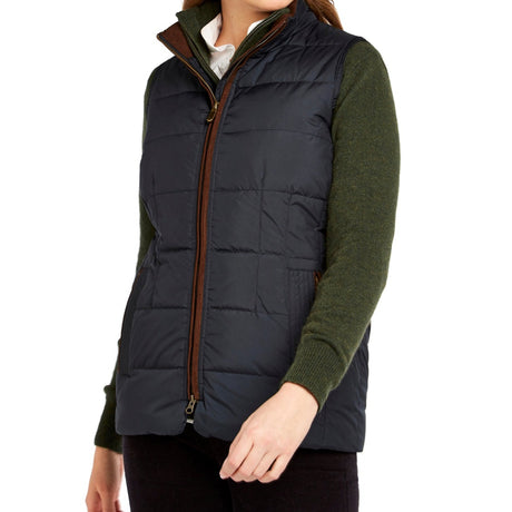 Dubarry Womens Spiddal Quilted Gilet #Colour_navu-multi