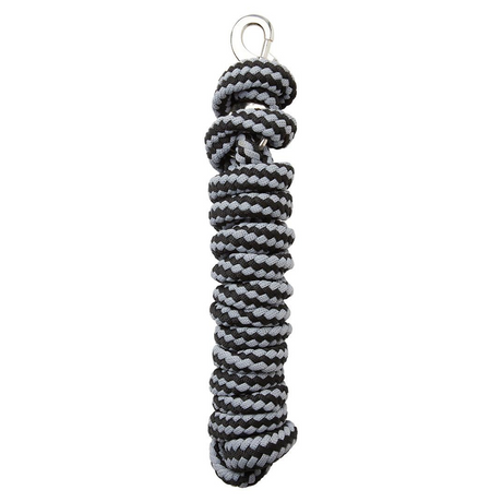 Mountain Horse Lead Rope #colour_black-silver-grey