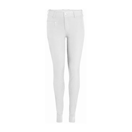 Mountain Horse Children's Crown Knee Grip Breeches #colour_white