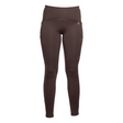 HKM Ladies Silicone Full Seat Riding Leggings -Arezzo- #colour_dark-brown