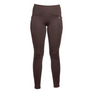 HKM Ladies Silicone Full Seat Riding Leggings -Arezzo- #colour_dark-brown