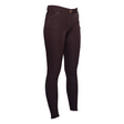 HKM Ladies Silicone Full Seat Riding Breeches -Rosegold Glamour- #colour_brown-rose-gold