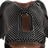 Acavallo Ortho-Pubis Seat Saver Jumping Hexagonal Gel-Out Dri-Lex 20mm #colour_brown