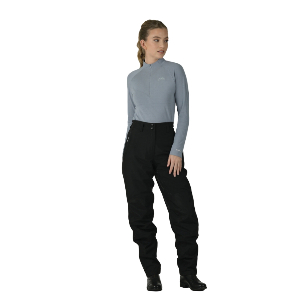 Weatherbeeta Ladies Rayne Waterproof Overtrousers II #colour_black-white