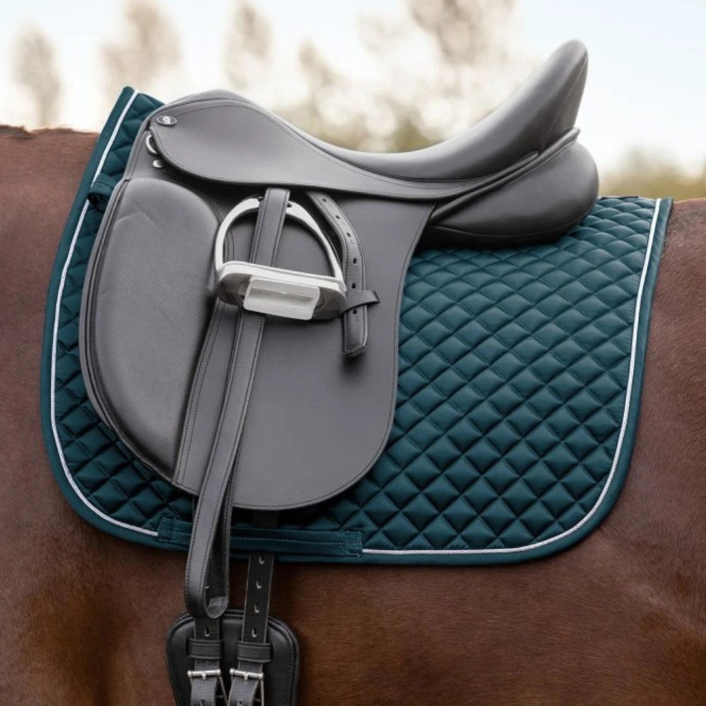 Waldhausen Horse Fashion Felix Glam Saddle Pad #colour_petrol-blue