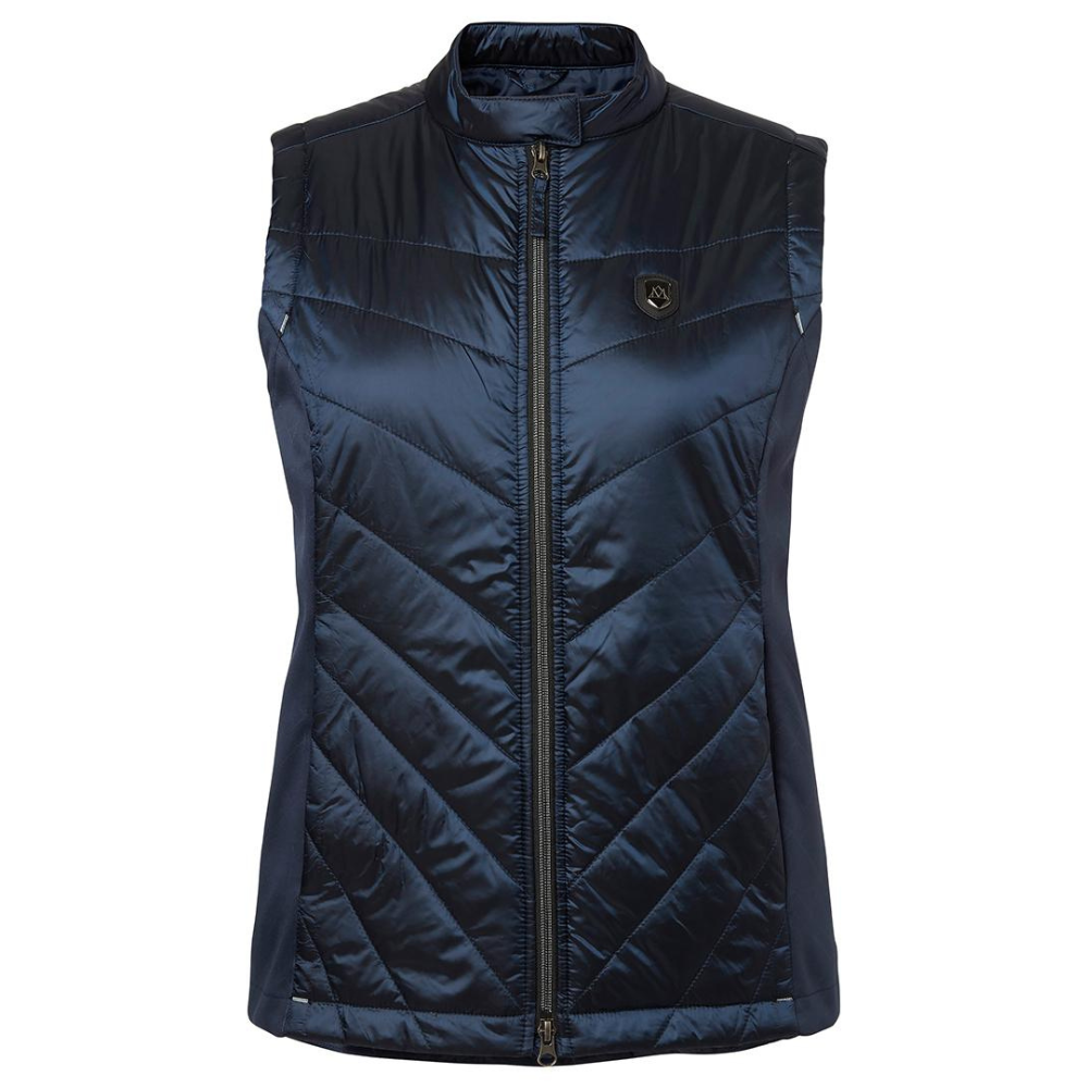 Mountain Horse Starla Hybrid Vest #colour_dark-navy