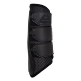 Acavallo Hind Brushing Boots Perforated Neoprene #colour_black