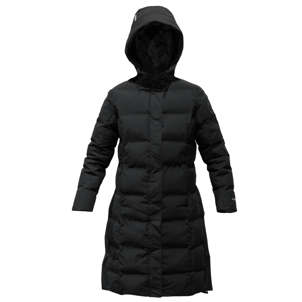 EQUIDRY Girl's Thora Waterproof Riding Puffer #colour_black