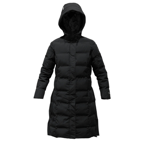EQUIDRY Girl's Thora Waterproof Riding Puffer #colour_black