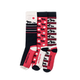 Toggi Horse And Foal Socks #colour_navy-pink-white