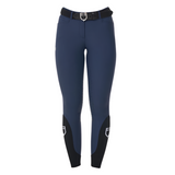 Equestro Men's Full Grip Breeches Equestro X Fise #colour_blue