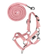 HKM Head Collar and Lead Rope -Hobby Horsing Basic- #colour_rose