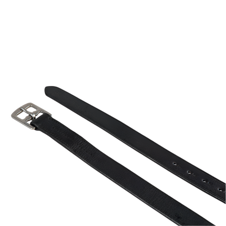 Equestro Chrome Stirrups Leather #colour_black
