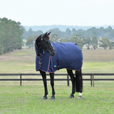 Weatherbeeta Comfitec Essential 360G Combo Turnout #colour_navy-burgundy