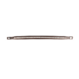 ProPresicce Signature Classic Diamante Browband by Hy Equestrian #colour_brown-with-silver-diamantes