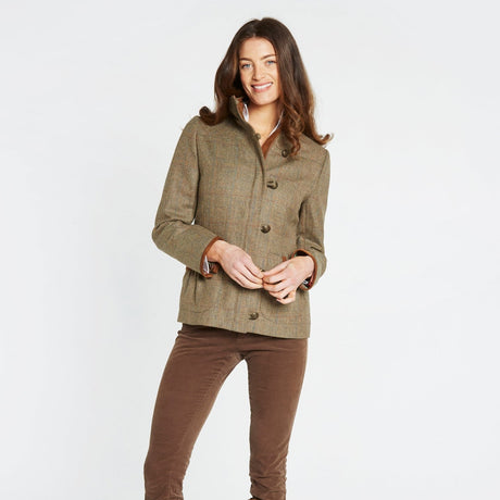 Dubarry Womens Bracken Tweed Jacket #Colour_burren