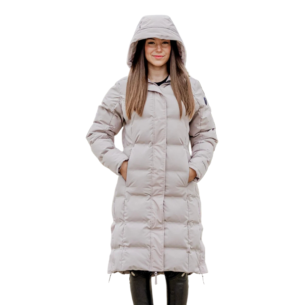 EQUIDRY Thora Waterproof Riding Puffer #colour_sand