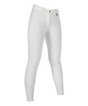 HKM Ladies Silicone Knee Patch Breeches -Livigno- #colour_white