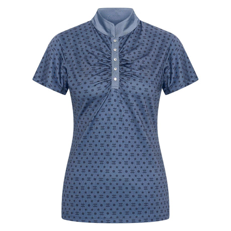 Imperial Riding Women's Roxy AOP Tech Top #colour_blue-navy