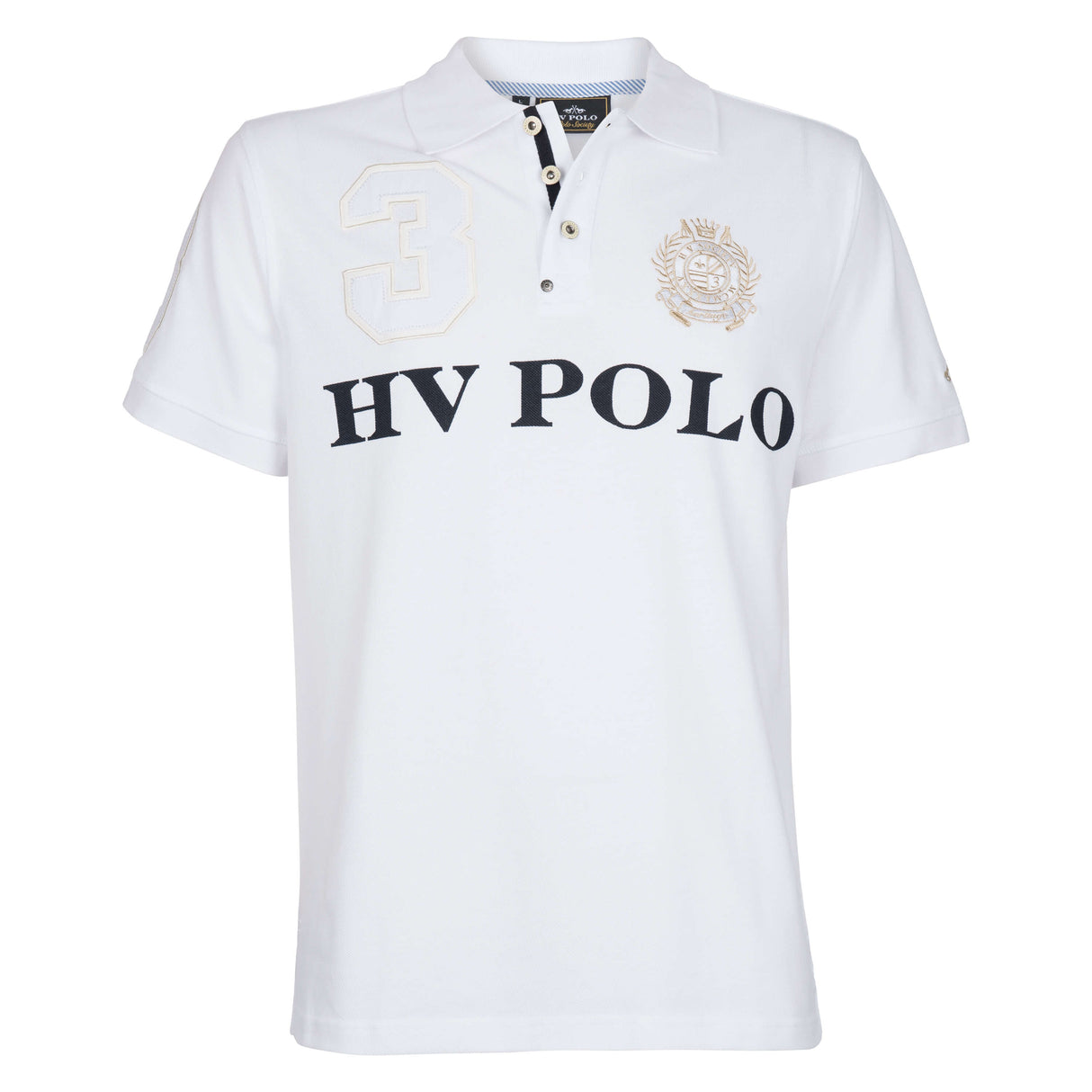 HV Polo Favouritas EQ Men's Polo Shirt #colour_white 